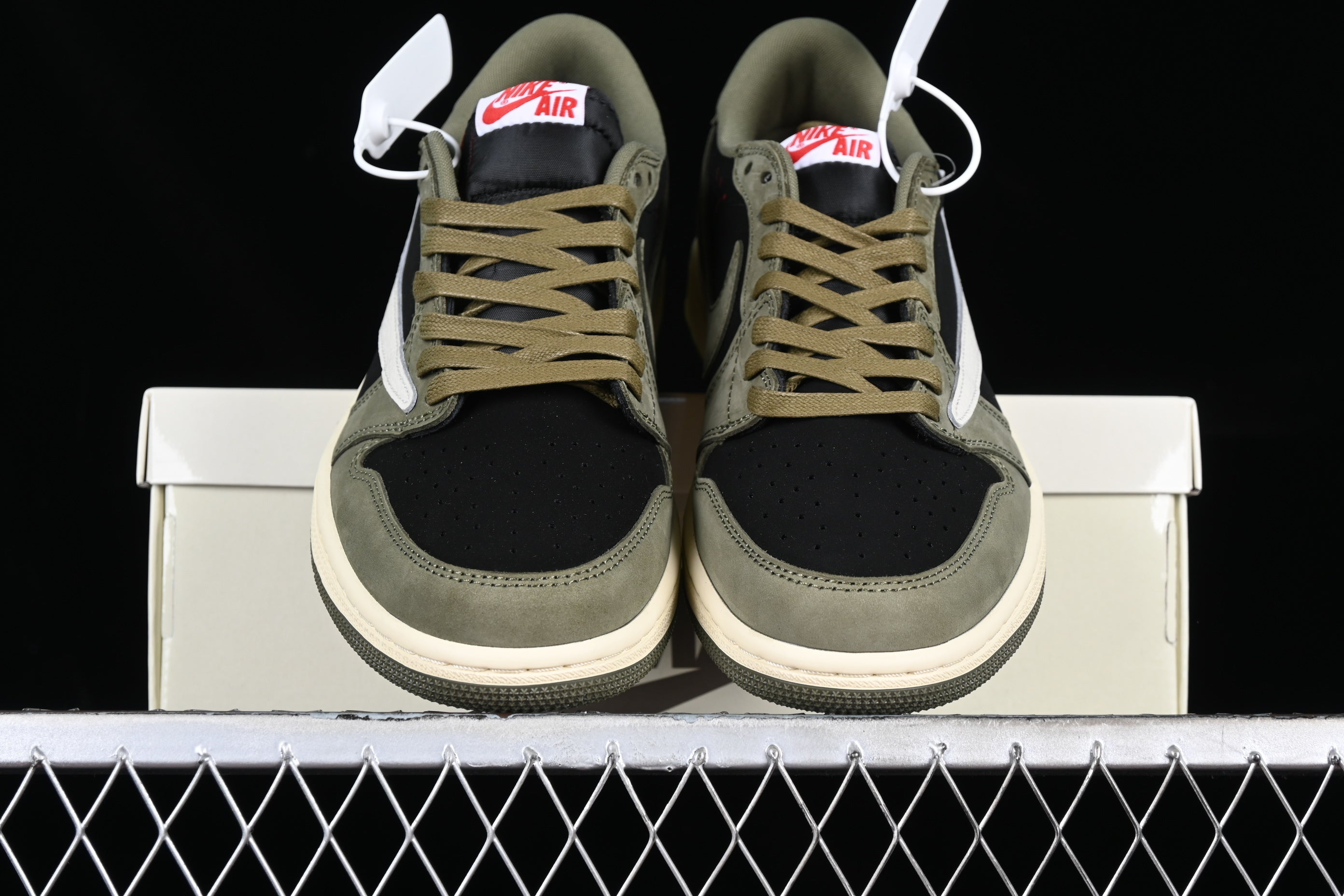 Travis Scott x Nike Air Jordan 1 "Black Olive"