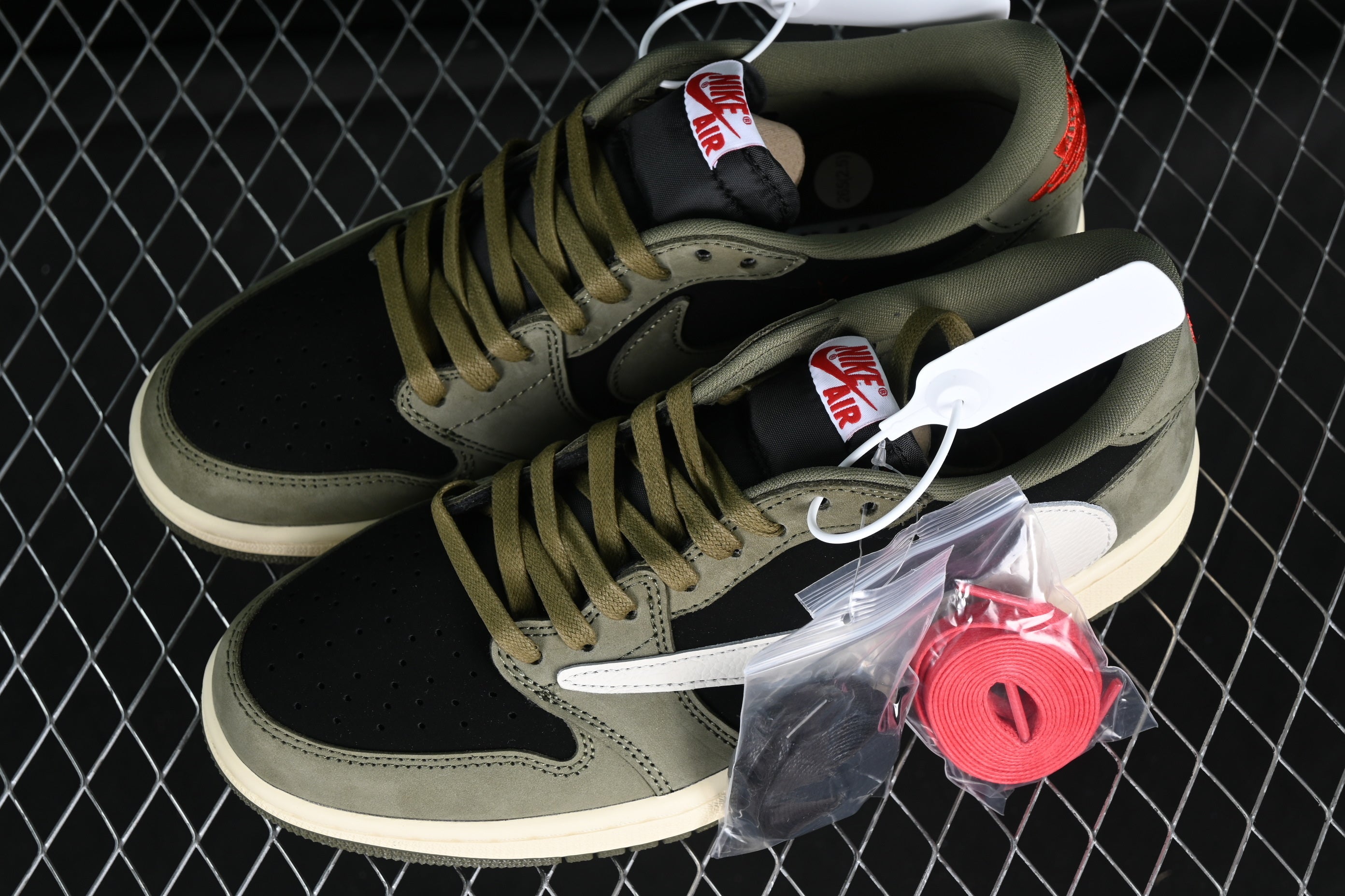 Travis Scott x Nike Air Jordan 1 "Black Olive"